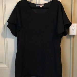 Zamrie flutter sleeve tunic